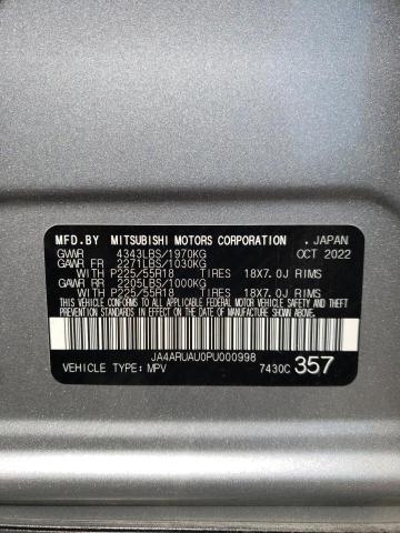 Photo 13 VIN: JA4ARUAU0PU000998 - MITSUBISHI OUTLANDER 