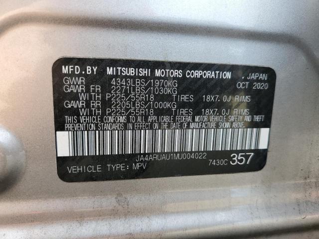 Photo 11 VIN: JA4ARUAU1MU004022 - MITSUBISHI OUTLANDER 