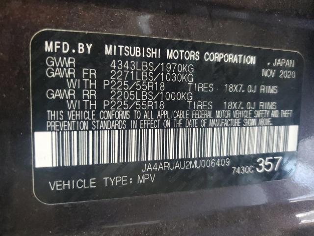 Photo 13 VIN: JA4ARUAU2MU006409 - MITSUBISHI OUTLANDER 