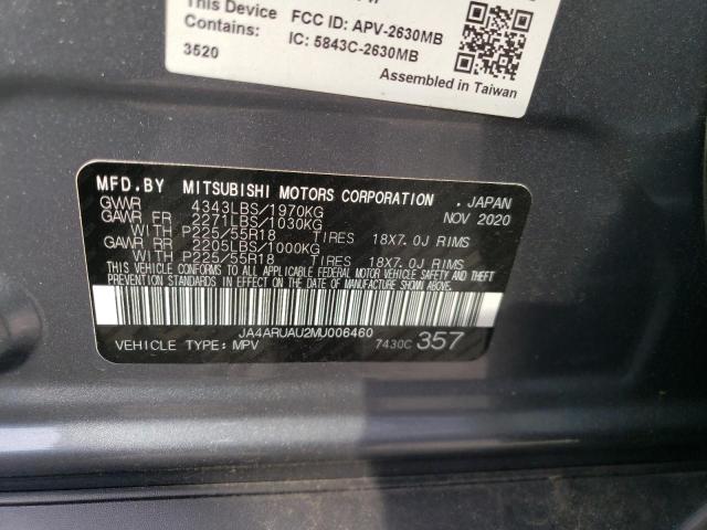 Photo 12 VIN: JA4ARUAU2MU006460 - MITSUBISHI OUTLANDER 