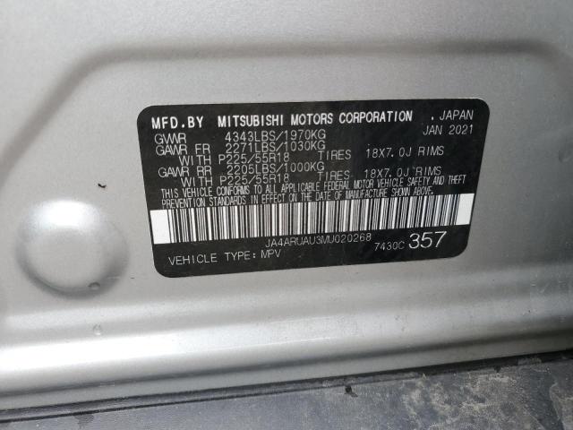 Photo 12 VIN: JA4ARUAU3MU020268 - MITSUBISHI OUTLANDER 