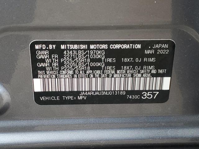 Photo 12 VIN: JA4ARUAU3NU013189 - MITSUBISHI OUTLANDER 