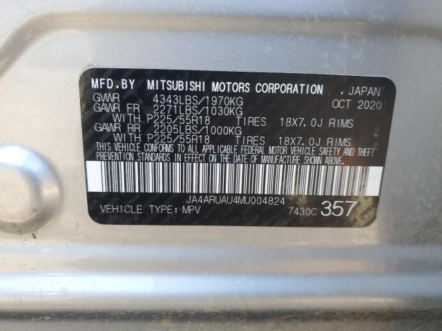 Photo 12 VIN: JA4ARUAU4MU004824 - MITSUBISHI OUTLANDER 