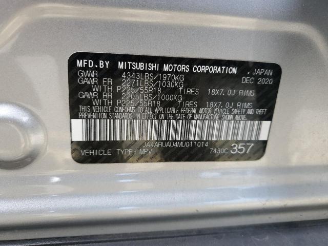 Photo 12 VIN: JA4ARUAU4MU011014 - MITSUBISHI OUTLANDER 