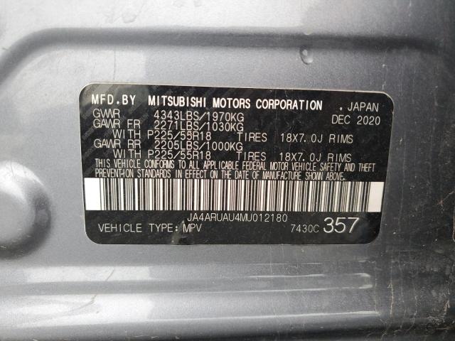 Photo 12 VIN: JA4ARUAU4MU012180 - MITSUBISHI OUTLANDER 