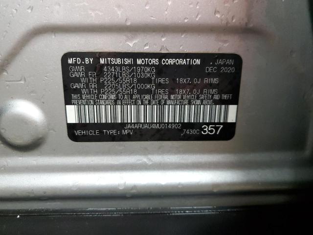 Photo 11 VIN: JA4ARUAU4MU014902 - MITSUBISHI OUTLANDER 