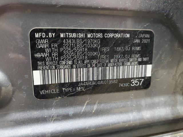 Photo 12 VIN: JA4ARUAU4MU019582 - MITSUBISHI OUTLANDER 