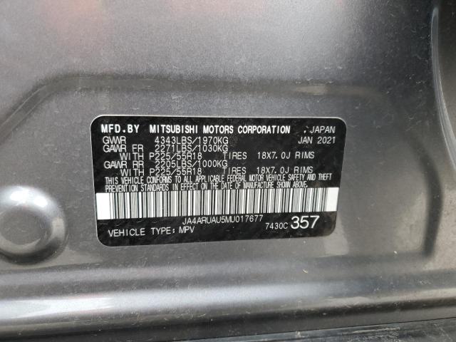 Photo 11 VIN: JA4ARUAU5MU017677 - MITSUBISHI OUTLANDER 