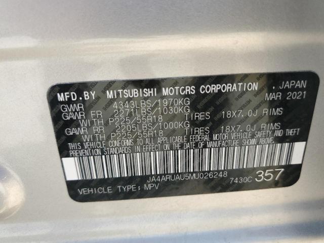 Photo 13 VIN: JA4ARUAU5MU026248 - MITSUBISHI OUTLANDER 