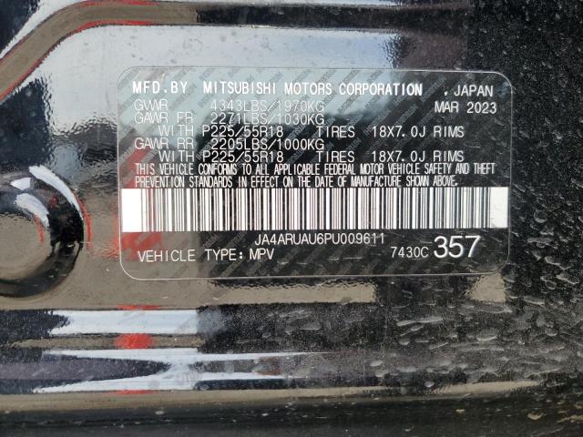 Photo 12 VIN: JA4ARUAU6PU009611 - MITSUBISHI OUTLANDER 