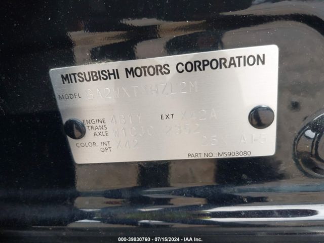 Photo 8 VIN: JA4ARUAU7MU016563 - MITSUBISHI OUTLANDER 