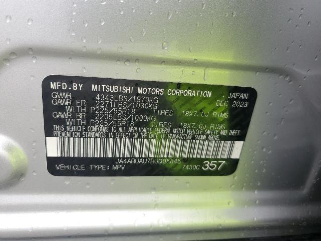 Photo 12 VIN: JA4ARUAU7RU005845 - MITSUBISHI OUTLANDER 