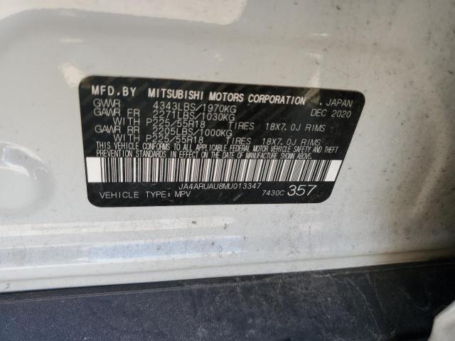 Photo 12 VIN: JA4ARUAU8MU013347 - MITSUBISHI OUTLANDER 