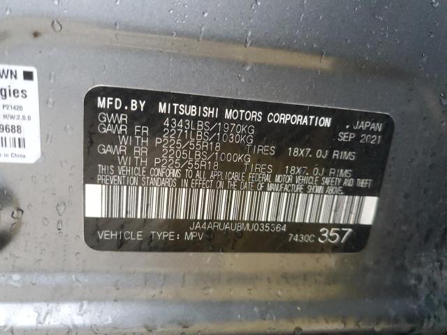 Photo 12 VIN: JA4ARUAU8MU035364 - MITSUBISHI OUTLANDER 