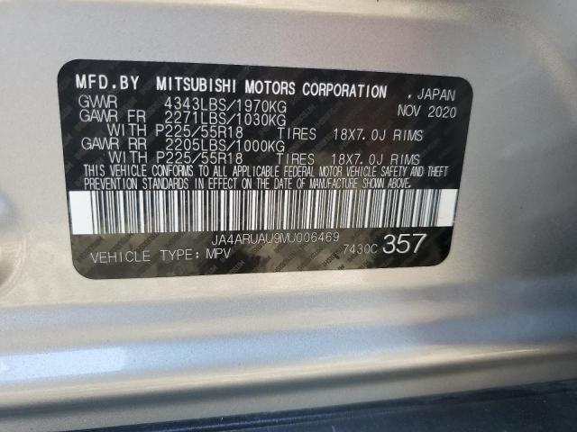 Photo 13 VIN: JA4ARUAU9MU006469 - MITSUBISHI OUTLANDER 