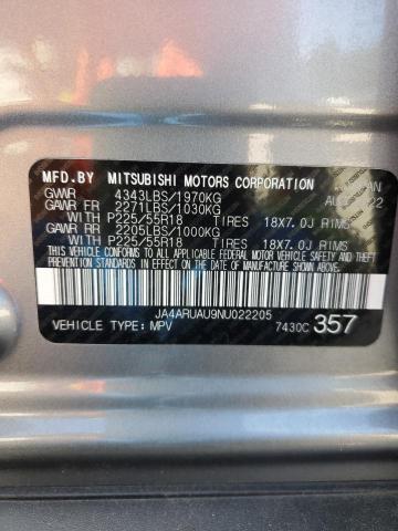 Photo 13 VIN: JA4ARUAU9NU022205 - MITSUBISHI OUTLANDER 