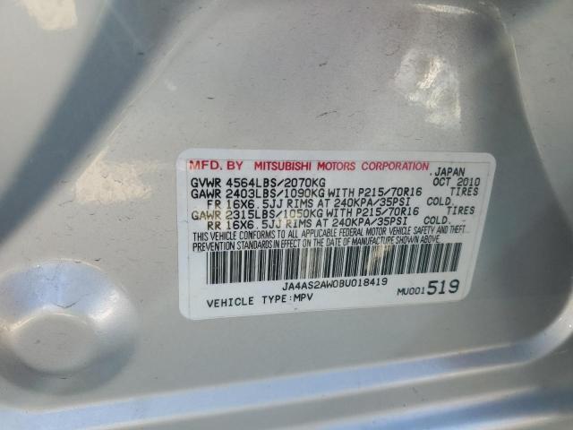 Photo 13 VIN: JA4AS2AW0BU018419 - MITSUBISHI OUTLANDER 