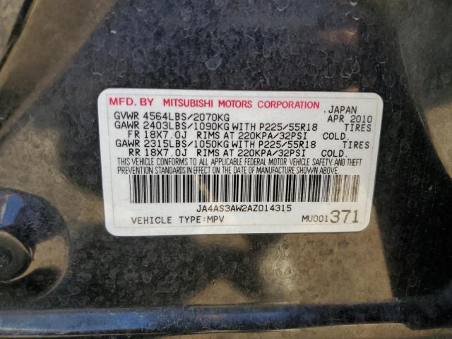 Photo 12 VIN: JA4AS3AW2AZ014315 - MITSUBISHI OUTLANDER 