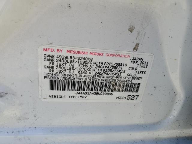 Photo 12 VIN: JA4AS3AW2BU033896 - MITSUBISHI OUTLANDER 