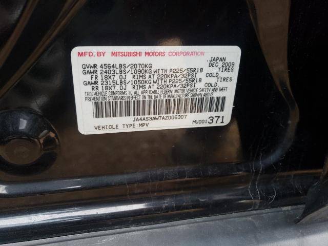 Photo 9 VIN: JA4AS3AW7AZ006307 - MITSUBISHI OUTLANDER 