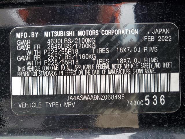 Photo 13 VIN: JA4ASWAA9NZ068495 - MITSUBISHI ECLIPSE CR 