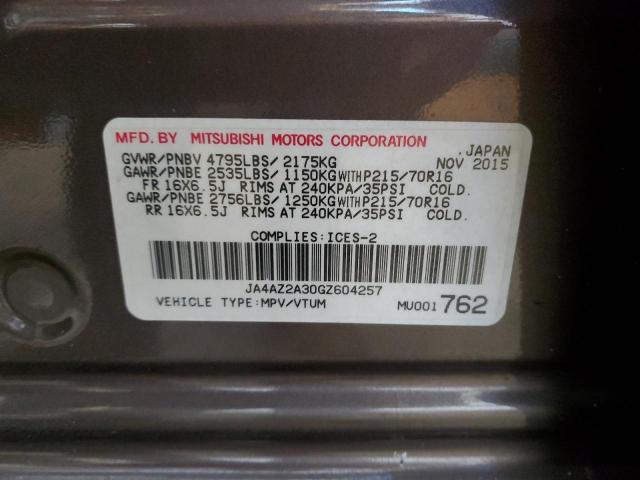 Photo 13 VIN: JA4AZ2A30GZ604257 - MITSUBISHI OUTLANDER 