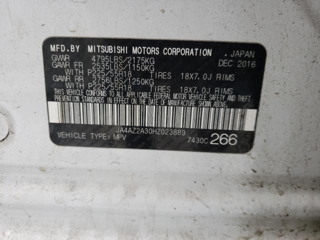 Photo 13 VIN: JA4AZ2A30HZ023889 - MITSUBISHI OUTLANDER 