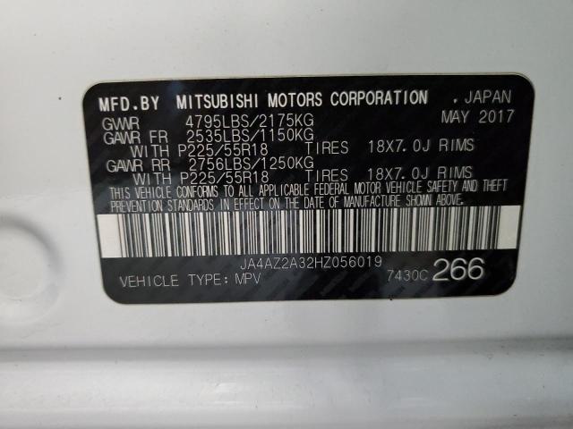 Photo 9 VIN: JA4AZ2A32HZ056019 - MITSUBISHI OUTLANDER 