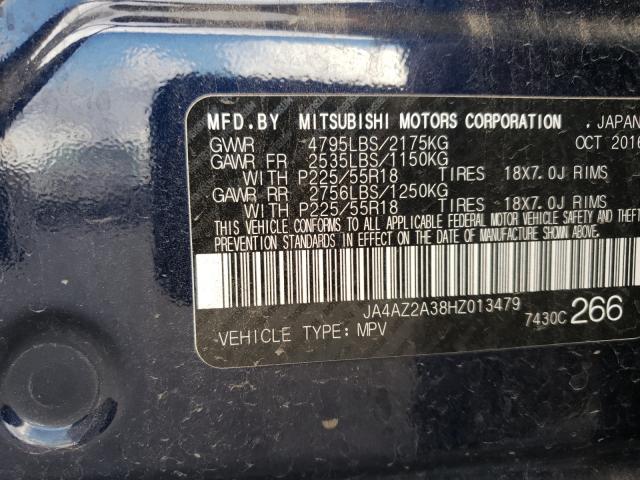 Photo 9 VIN: JA4AZ2A38HZ013479 - MITSUBISHI OUTLANDER 