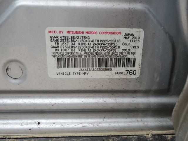 Photo 11 VIN: JA4AZ3A30EZ005863 - MITSUBISHI OUTLANDER 