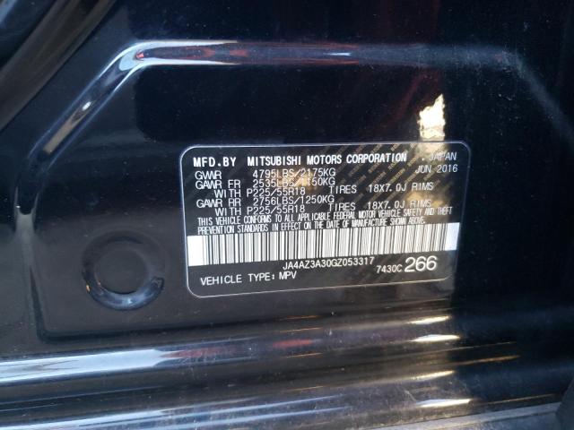 Photo 11 VIN: JA4AZ3A30GZ053317 - MITSUBISHI OUTLANDER 