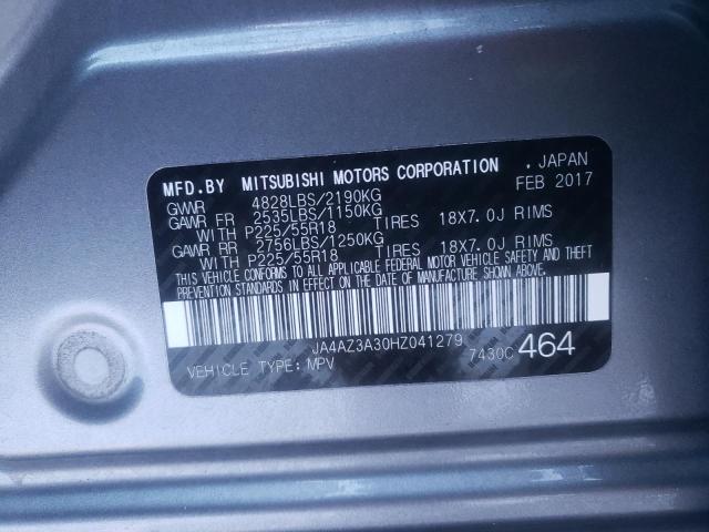 Photo 9 VIN: JA4AZ3A30HZ041279 - MITSUBISHI OUTLANDER 