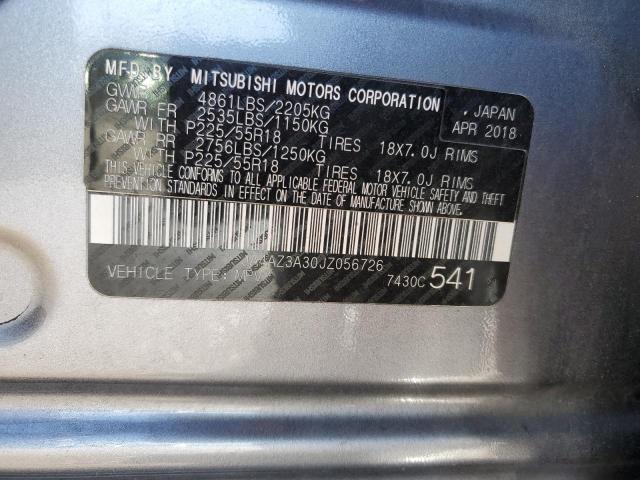 Photo 12 VIN: JA4AZ3A30JZ056726 - MITSUBISHI OUTLANDER 