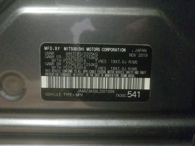 Photo 9 VIN: JA4AZ3A30LZ021056 - MITSUBISHI OUTLANDER 