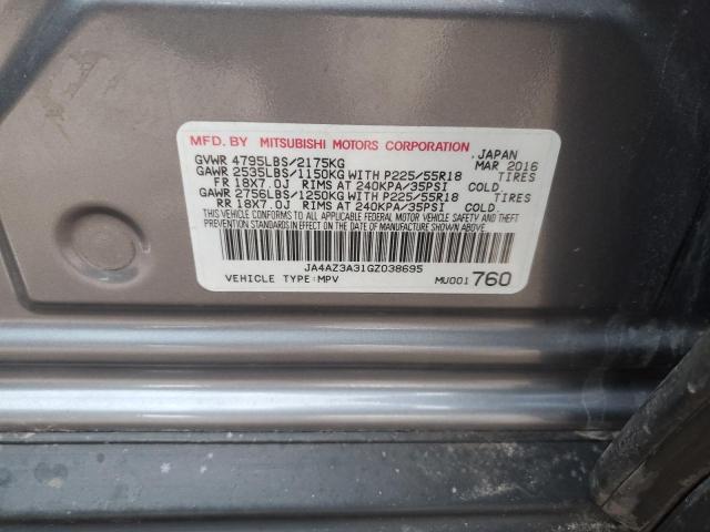 Photo 13 VIN: JA4AZ3A31GZ038695 - MITSUBISHI OUTLANDER 