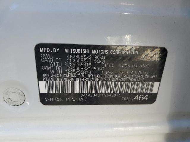 Photo 12 VIN: JA4AZ3A31HZ045874 - MITSUBISHI OUTLANDER 