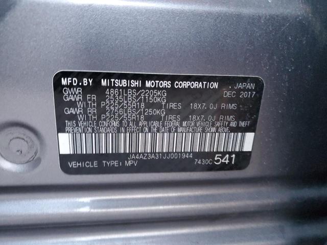 Photo 11 VIN: JA4AZ3A31JJ001944 - MITSUBISHI OUTLANDER 