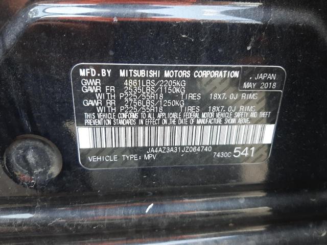 Photo 9 VIN: JA4AZ3A31JZ064740 - MITSUBISHI OUTLANDER 