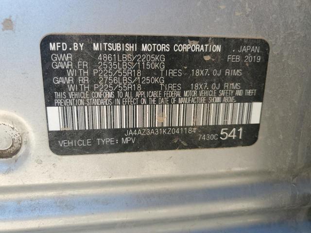 Photo 11 VIN: JA4AZ3A31KZ041184 - MITSUBISHI OUTLANDER 