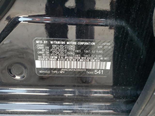 Photo 11 VIN: JA4AZ3A31KZ050015 - MITSUBISHI OUTLANDER 