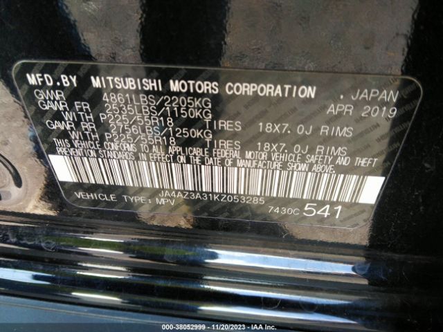 Photo 8 VIN: JA4AZ3A31KZ053285 - MITSUBISHI OUTLANDER 