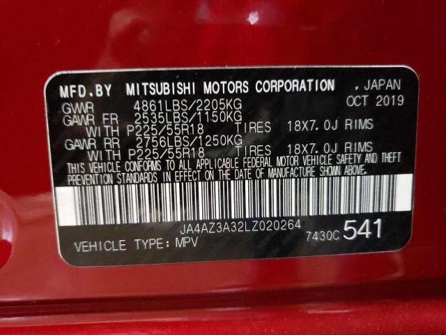 Photo 12 VIN: JA4AZ3A32LZ020264 - MITSUBISHI OUTLANDER 