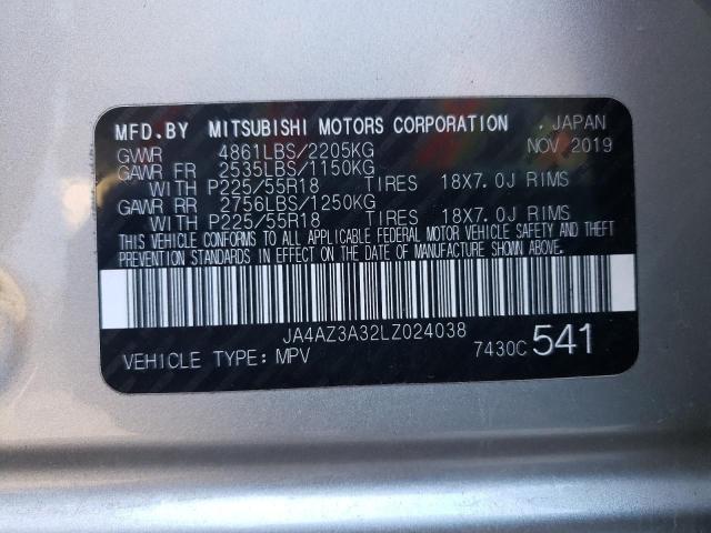 Photo 9 VIN: JA4AZ3A32LZ024038 - MITSUBISHI OUTLANDER 