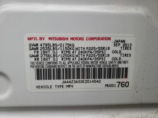 Photo 12 VIN: JA4AZ3A33EZ014542 - MITSUBISHI OUTLANDER 