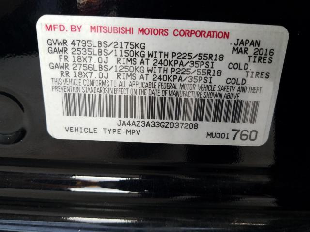 Photo 9 VIN: JA4AZ3A33GZ037208 - MITSUBISHI OUTLANDER 