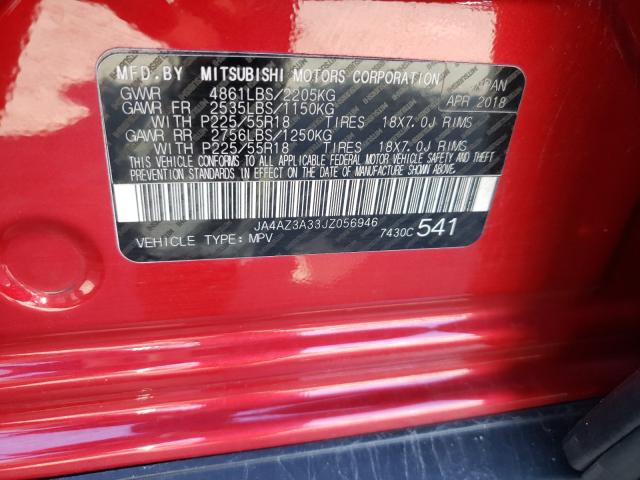 Photo 9 VIN: JA4AZ3A33JZ056946 - MITSUBISHI OUTLANDER 