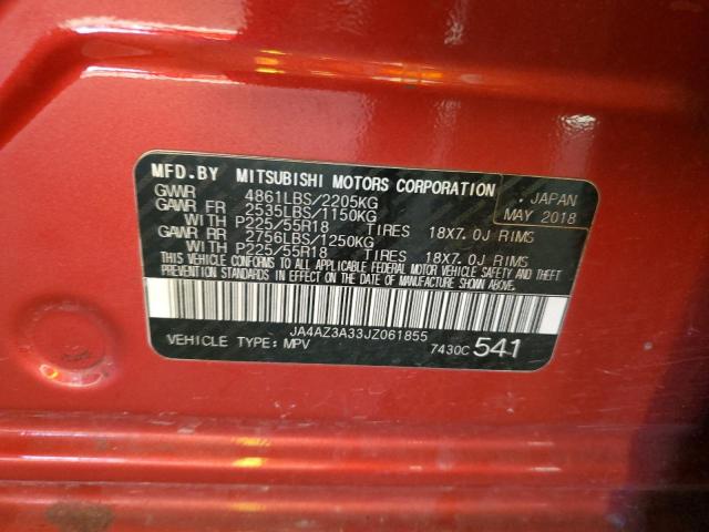 Photo 11 VIN: JA4AZ3A33JZ061855 - MITSUBISHI OUTLANDER 