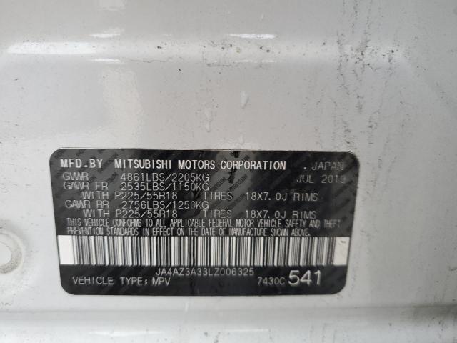 Photo 12 VIN: JA4AZ3A33LZ006325 - MITSUBISHI OUTLANDER 