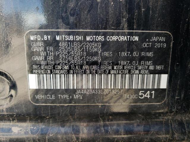 Photo 12 VIN: JA4AZ3A33LZ013257 - MITSUBISHI OUTLANDER 