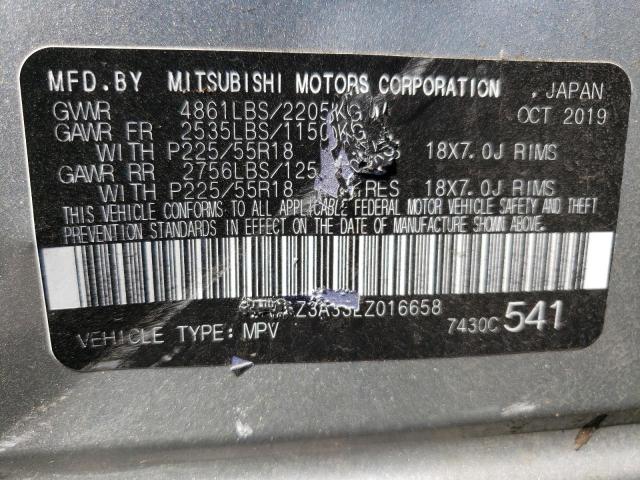 Photo 11 VIN: JA4AZ3A33LZ016658 - MITSUBISHI OUTLANDER 